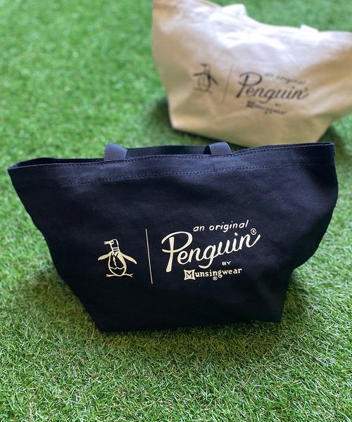 penguin BY MUNSINGWEAR（ペンギン バイ マンシングウェア）の「ZOZO CHAMPIONSHIP EXCLUSIVE PENGUIN TOTE BAG MINI（トートバッグ・メンズ・ホワイト/ブラック・FREE）」の2枚目の写真