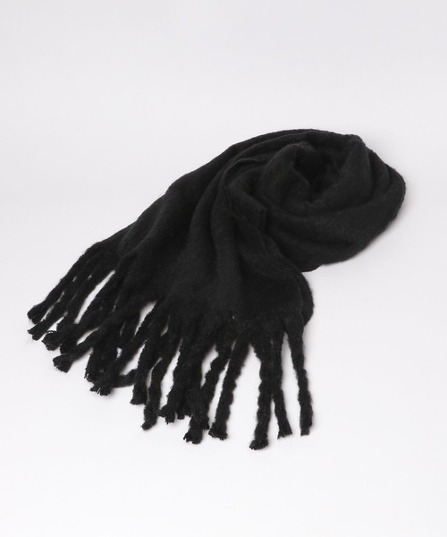 Heather（ヘザー）の「ボリュームストール　162173（ストール/ショール・レディース・アイボリー/ブラック/ブルー/パープル/オレンジ・ONE SIZE）」の16枚目の写真