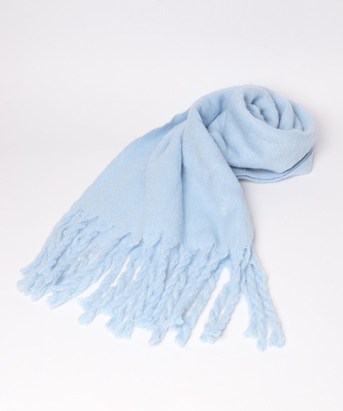 Heather（ヘザー）の「ボリュームストール　162173（ストール/ショール・レディース・アイボリー/ブラック/ブルー/パープル/オレンジ・ONE SIZE）」の7枚目の写真