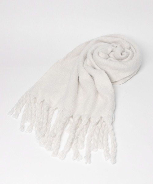 Heather（ヘザー）の「ボリュームストール　162173（ストール/ショール・レディース・アイボリー/ブラック/ブルー/パープル/オレンジ・ONE SIZE）」の11枚目の写真