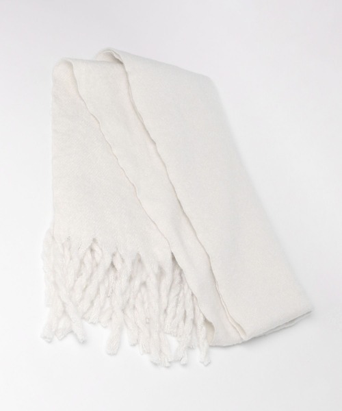 Heather（ヘザー）の「ボリュームストール　162173（ストール/ショール・レディース・アイボリー/ブラック/ブルー/パープル/オレンジ・ONE SIZE）」の12枚目の写真