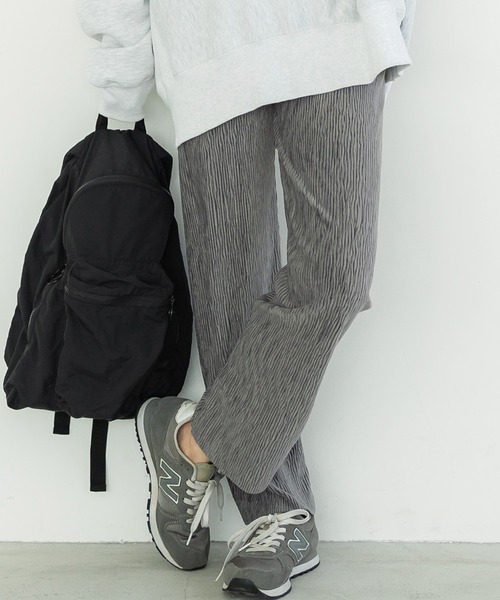 coca(coca)(コカ)の「ベロアプリーツパンツ(その他パンツ・レディース・ブラック/グレー/ライトピンク・M/L)」の3枚目の写真