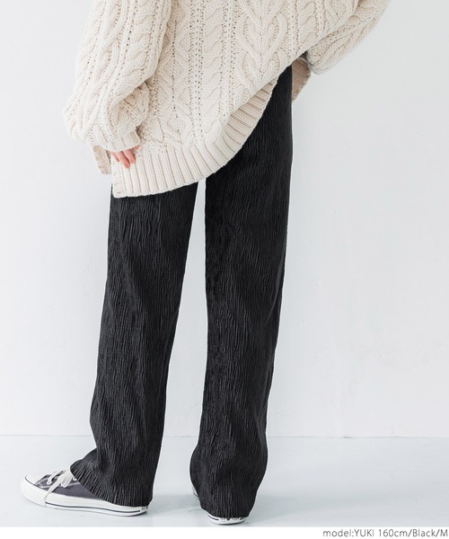 coca(coca)(コカ)の「ベロアプリーツパンツ(その他パンツ・レディース・ブラック/グレー/ライトピンク・M/L)」の15枚目の写真