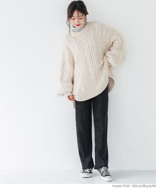 coca(coca)(コカ)の「ベロアプリーツパンツ(その他パンツ・レディース・ブラック/グレー/ライトピンク・M/L)」の14枚目の写真