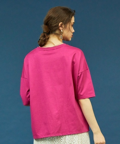 SUGAR ROSE（シュガーローズ）の「SUGAR ROSE/シュガーローズ/カラーTシャツ（Tシャツ/カットソー）」 WEAR