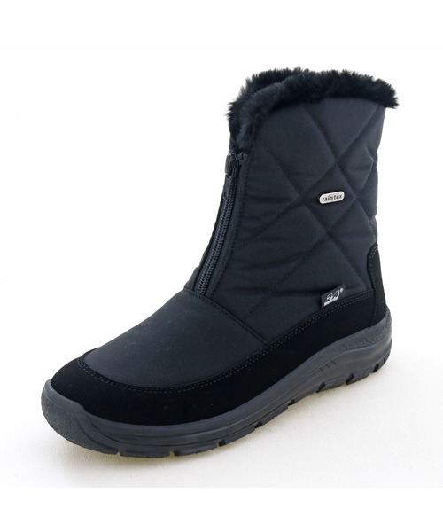 あしながおじさん（アシナガオジサン）の「耐水・防寒｜センタージップスノーブーツ　3180001（レインシューズ・レディース・ブラック/グレイッシュベージュ/ダークブラウン・LL/S/M/L）」の7枚目の写真