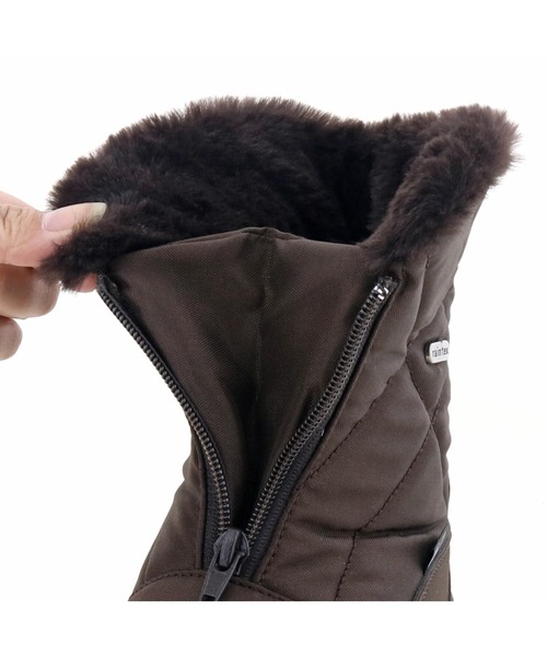 あしながおじさん（アシナガオジサン）の「耐水・防寒｜センタージップスノーブーツ　3180001（レインシューズ・レディース・ブラック/グレイッシュベージュ/ダークブラウン・LL/S/M/L）」の16枚目の写真