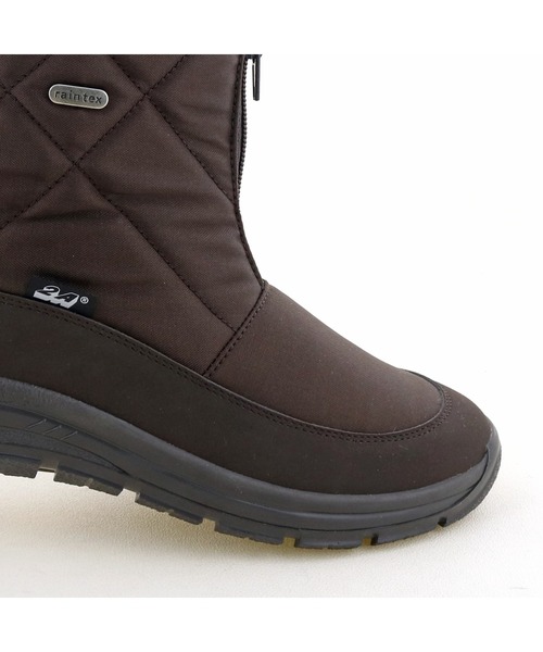 あしながおじさん（アシナガオジサン）の「耐水・防寒｜センタージップスノーブーツ　3180001（レインシューズ・レディース・ブラック/グレイッシュベージュ/ダークブラウン・LL/S/M/L）」の17枚目の写真