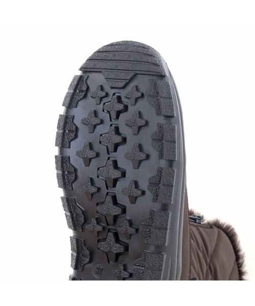 あしながおじさん（アシナガオジサン）の「耐水・防寒｜センタージップスノーブーツ　3180001（レインシューズ・レディース・ブラック/グレイッシュベージュ/ダークブラウン・LL/S/M/L）」の18枚目の写真