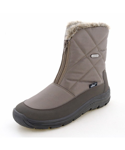 あしながおじさん（アシナガオジサン）の「耐水・防寒｜センタージップスノーブーツ　3180001（レインシューズ・レディース・ブラック/グレイッシュベージュ/ダークブラウン・LL/S/M/L）」の22枚目の写真