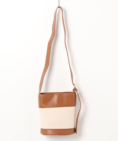 ap retro（アプレトロ）の「ショルダーバケツミニバッグ（ショルダーバッグ・レディース・ブラウン/ブラック/アイボリー/ベージュ・FREE）」の19枚目の写真