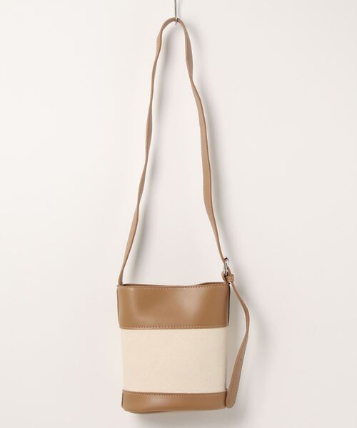 ap retro（アプレトロ）の「ショルダーバケツミニバッグ（ショルダーバッグ・レディース・ブラウン/ブラック/アイボリー/ベージュ・FREE）」の21枚目の写真