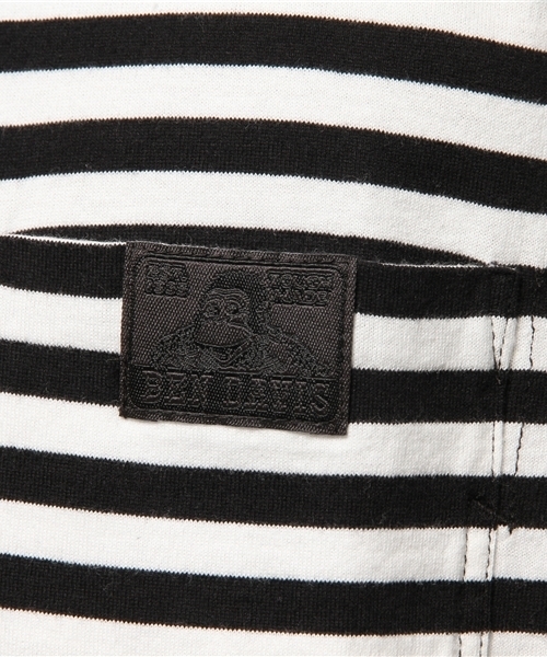 BEN DAVIS BLACKOUT COLLECTION(ベンデイビスブラックアウトコレクション)の「BEN DAVIS BLACKOUT COLLECTION BORDER POKET TEE(Tシャツ/カットソー・メンズ・ホワイト×ブラック/チャコールグレー×ブラック/ホワイト×ブルー/グレー系その他2・SMALL/MEDIUM/LARGE)」の10枚目の写真