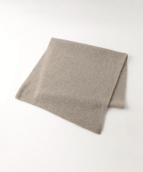 Steven Alan(スティーブンアラン)の「<TWEEDMILL × Steven Alan> LAMBS MUFFLER/マフラー(マフラー・メンズ・ナチュラル/ダークグレー・FREE)」の2枚目の写真