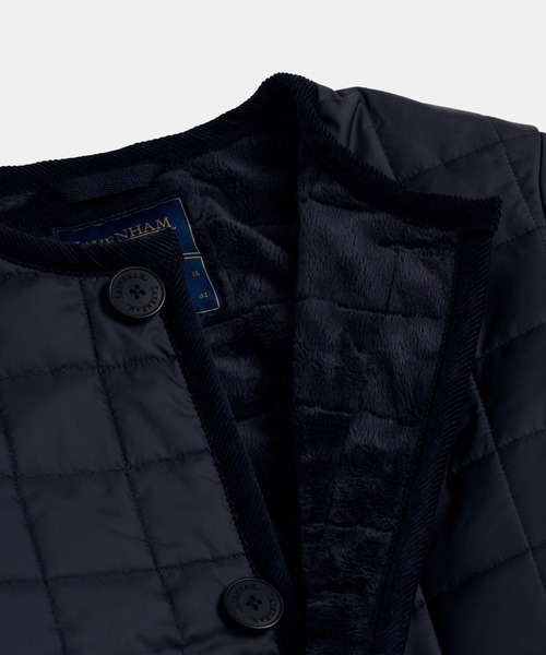 LAVENHAM（ラベンハム）の「LAVENSTER LONGLINE ROUND COLLAR COAT