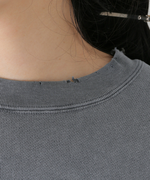 plage（プラージュ）の「【R’IAM】 MENダメージスウェット（スウェット・レディース・グレー・FREE）」の11枚目の写真