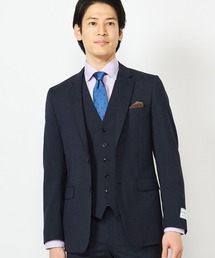 CROWDED CLOSET | 【COOLMAX ECOMADE(クールマックス エコメイド)】NARROW千鳥格子柄スーツ/別売りベストあり/2ピースビジネスセットアップスーツ(セットアップ)