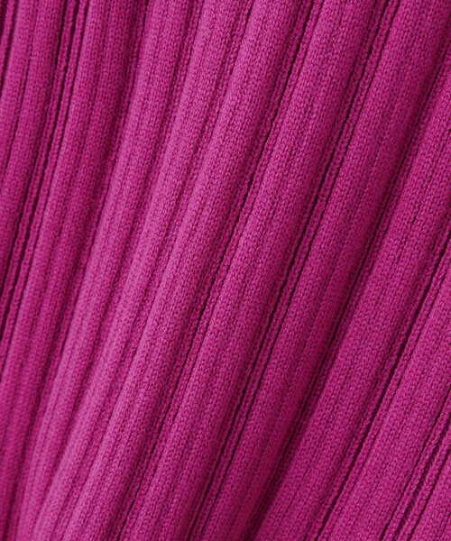 N.(N. Natural Beauty Basic)(エヌエヌナチュラルビューティーベーシック)の「変形リブタートルネックニット(ニット/セーター・レディース・ブルー/グレー/ホワイト/ピンク・MEDIUM)」の21枚目の写真