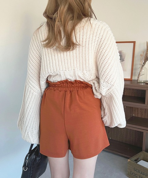 apres jour(アプレジュール)の「ポンチハイウエストショートパンツ【ZOZOTOWN限定アイテム】(その他パンツ・レディース・ブラック/オレンジ・フリー/X-LARGE)」の14枚目の写真