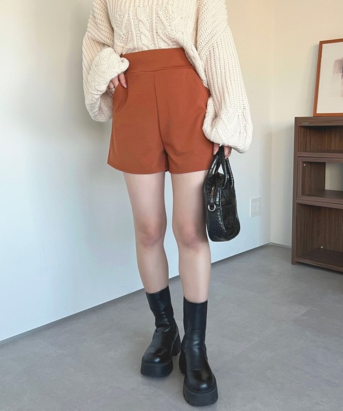 apres jour(アプレジュール)の「ポンチハイウエストショートパンツ【ZOZOTOWN限定アイテム】(その他パンツ・レディース・ブラック/オレンジ・フリー/X-LARGE)」の18枚目の写真
