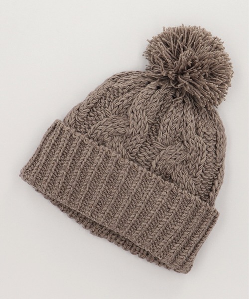 CA4LA（カシラ）の「BOM（ニットキャップ/ビーニー・レディース・ブラック/ブルー/ブラウン/ホワイト・ONESIZE）」の3枚目の写真