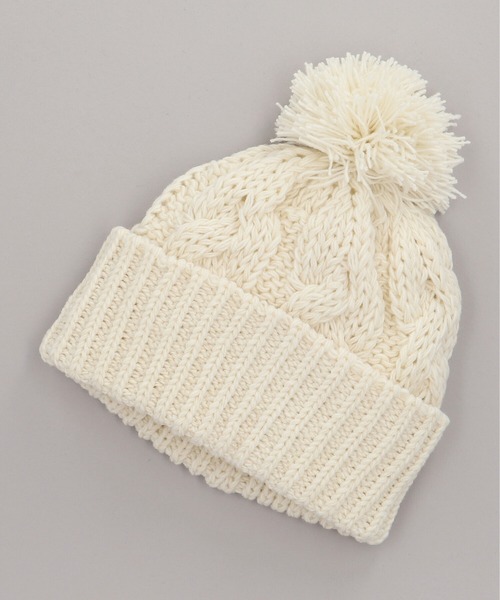 CA4LA（カシラ）の「BOM（ニットキャップ/ビーニー・レディース・ブラック/ブルー/ブラウン/ホワイト・ONESIZE）」の7枚目の写真