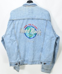 【ヴィンテージ古着】Hard Rock Cafe / ハードロックカフェ ロゴ デニムジャケット