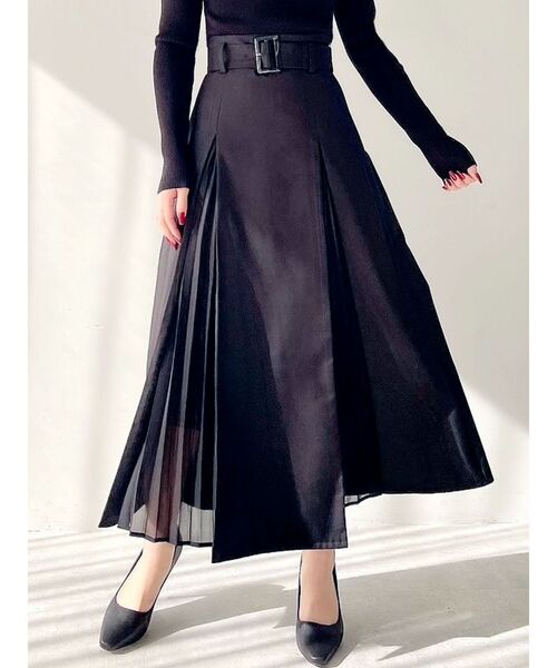 RESEXXY（リゼクシー）の「レイヤードプリーツスカート（スカート・レディース・ブラック/ベージュ/ラベンダー・FREE）」の11枚目の写真