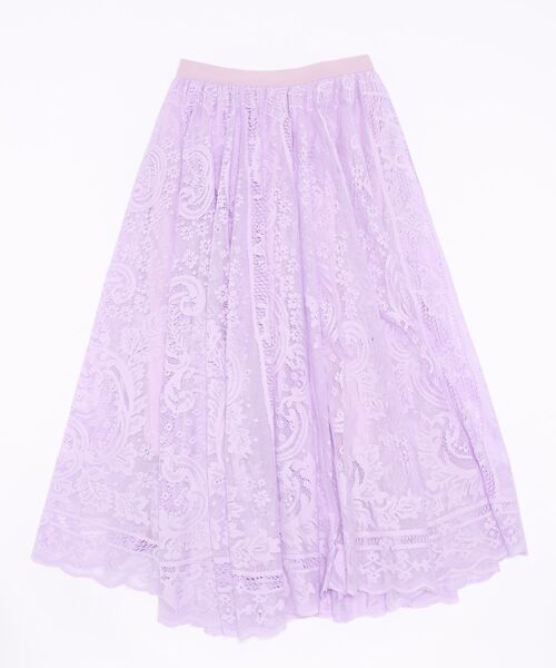 セール】ボリュームレースロングスカート（スカート）｜PRIVATE BEACH