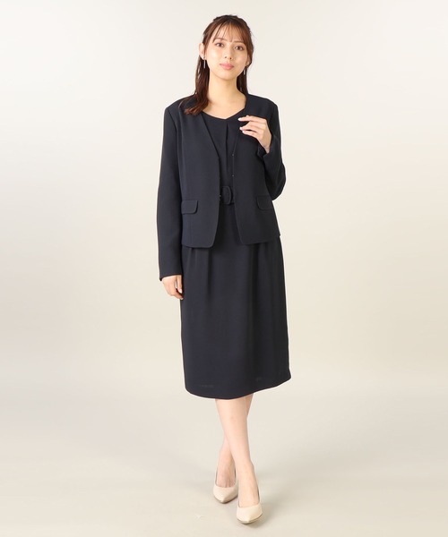 LAISSE PASSE（レッセパッセ）の「【洗える】ゆるワンピース《2023》（ワンピース・レディース・スモークピンク/ネイビー/ベージュ・SMALL/LARGE/MEDIUM/X-SMALL）」の6枚目の写真