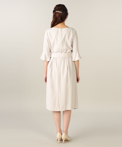 LAISSE PASSE（レッセパッセ）の「【洗える】ゆるワンピース《2023》（ワンピース・レディース・スモークピンク/ネイビー/ベージュ・SMALL/LARGE/MEDIUM/X-SMALL）」の16枚目の写真