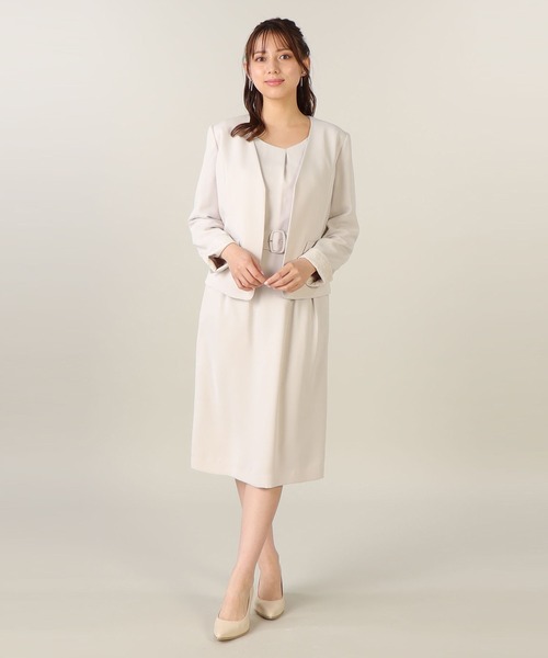 LAISSE PASSE（レッセパッセ）の「【洗える】ゆるワンピース《2023》（ワンピース・レディース・スモークピンク/ネイビー/ベージュ・SMALL/LARGE/MEDIUM/X-SMALL）」の21枚目の写真