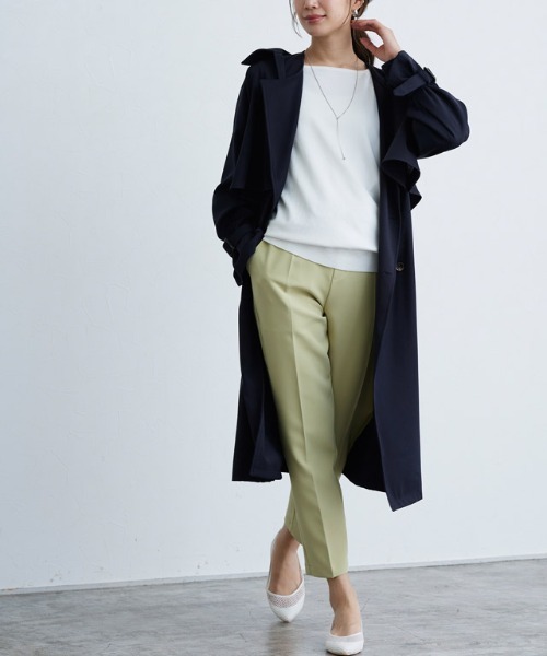 Pierrot(ピエロ)の「2wayトレンチコート(トレンチコート・レディース・ライトベージュ/ネイビー・L/M)」の18枚目の写真