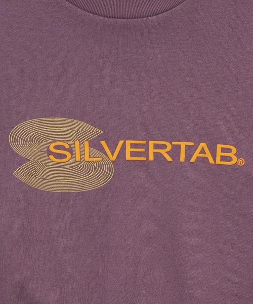Levi's（リーバイス）の「Levi's/リーバイス SILVERTAB(TM) グラフィッククルーネックスウェットシャツ パープル BIG ARCTIC DUSK（スウェット・レディース・グレー/パープル・M/S/XS/L）」の12枚目の写真