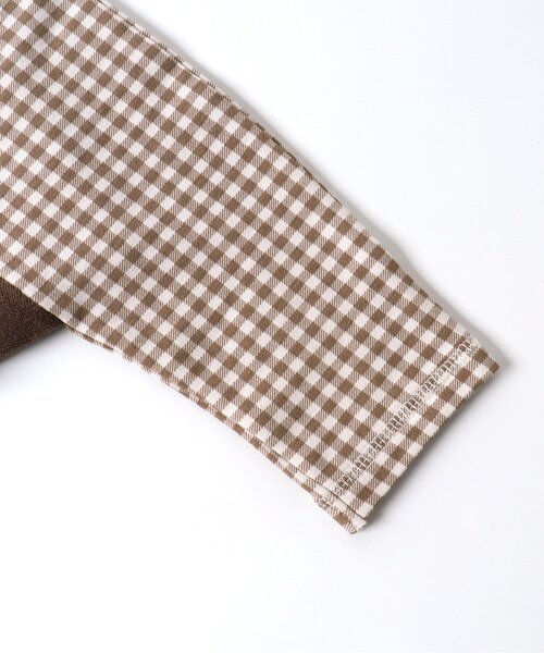 apres les cours（アプレレクール）の「モンキーパンツ（その他ベビーウェア・キッズ・ブラウン/サックスブルー/キナリ・80/70）」の6枚目の写真