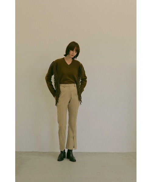 ニット セーター MANOF/マノフ/SHAGGY LAME KNIT TOPS レディース メンズ MANOF - メッシュニットトップス - MESH KNIT TOPS - BLACK