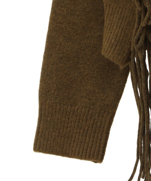 セール】FRINGE DROP KNIT TOPS（ニット/セーター）｜MANOF