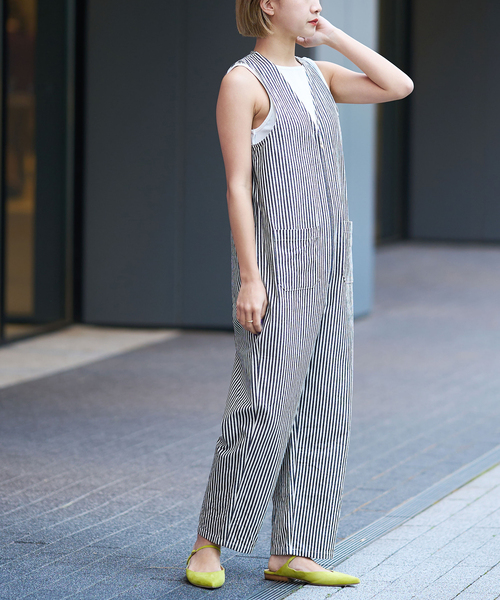 イエナIENA ダブルポケットオールインワンジャンプスーツ イエナIENA ダブルポケットオールインワンジャンプスーツ