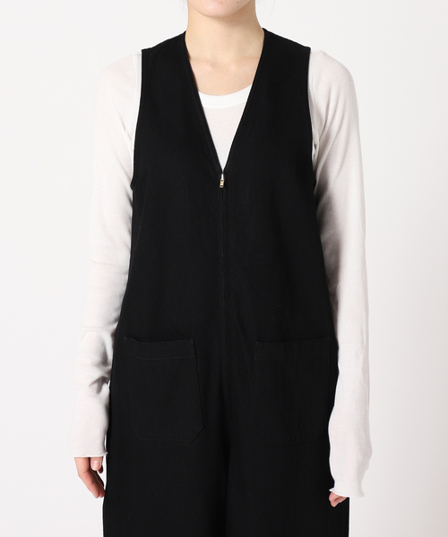 イエナ　ダンプツイル　ジャンプスーツ ネイビー サイズ36 追加》IENA LA BOUCLE ジャンプスーツ2（つなぎ/オールインワン