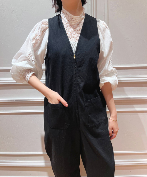 iena la boucle L/V クロスつなぎ オールインワン 追加》IENA LA BOUCLE ジャンプスーツ2（つなぎ／オールインワン