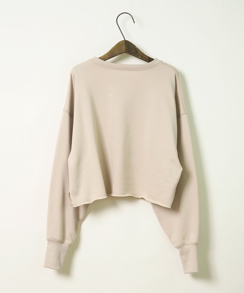 Crisp（クリスプ）の「"cheerful"ショートスウェット（スウェット・レディース・ネイビー/アイボリー・FREE）」の5枚目の写真