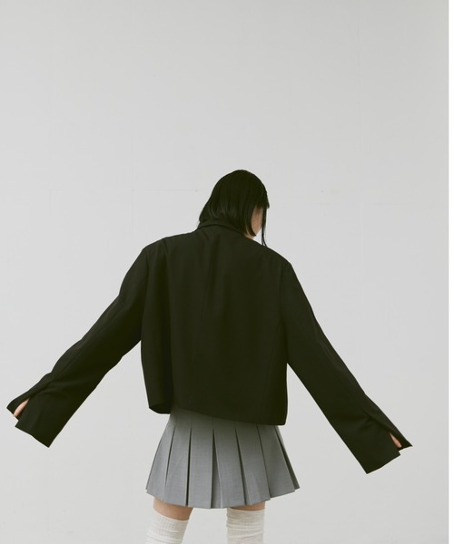 FEKETE（フェケテ）の「PLEATS MINI SKIRT / フレアプリーツミニ  