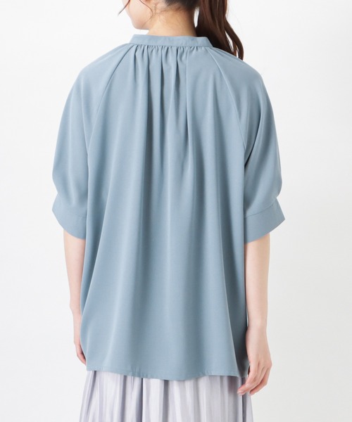 NAVY（ネイビー）の「とろみタックスキッパーシャツ ブラウス（シャツ/ブラウス・レディース・オレンジ/ブルー/ホワイト・フリー）」の17枚目の写真