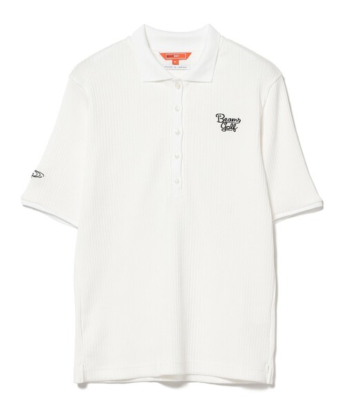 ■ ビームスゴルフ 5分丈 リブ ポロシャツ 新品■ BEAMS GOLF ORANGE LABEL / 5分袖 リブ ポロシャツ