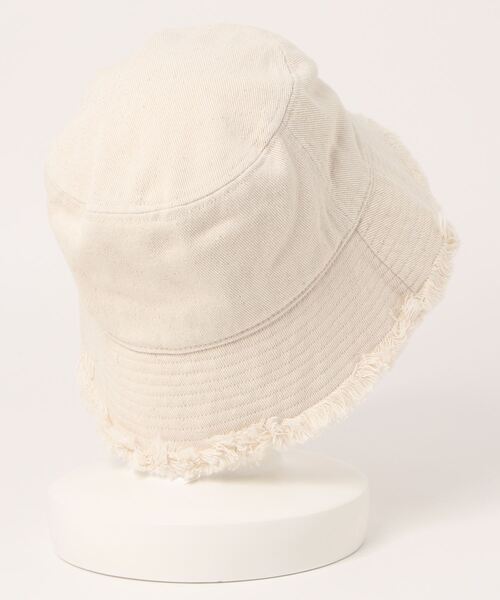 reca（レカ）の「ダメージバケットハット（ハット・レディース・ブラック/キナリ・ONE SIZE）」の3枚目の写真