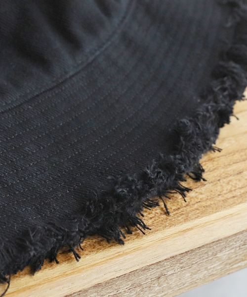 reca（レカ）の「ダメージバケットハット（ハット・レディース・ブラック/キナリ・ONE SIZE）」の10枚目の写真