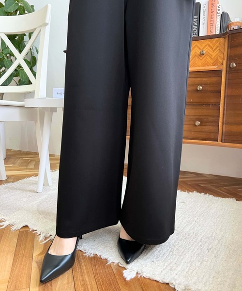 美品✨希少！ルネ オールインワン フロントジップ パール スリット ブラック 美品✨希少！ルネ オールインワン フロントジップ パール