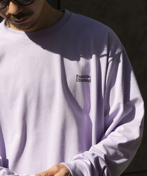 Franklin Climbing(フランクリンクライミング)の「【Franklin Climbing】サイクリンググラフィックプリントテックロンT(Tシャツ/カットソー・メンズ・チャコールグレー/オフホワイト/ライトパープル・M/L)」の22枚目の写真