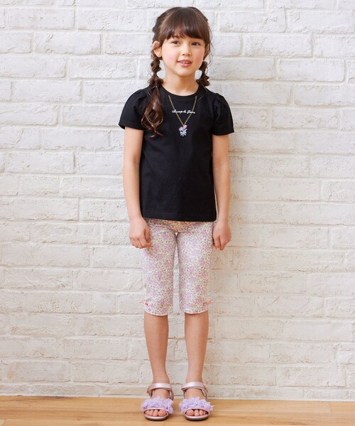 ANY(エニィ)の「ネックレス Tシャツ(Tシャツ/カットソー・キッズ・ブラック系/ピンク系/ベージュ系・130/120/100/110/90)」の10枚目の写真