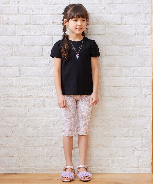 ANY(エニィ)の「ネックレス Tシャツ(Tシャツ/カットソー・キッズ・ブラック系/ピンク系/ベージュ系・130/120/100/110/90)」の11枚目の写真